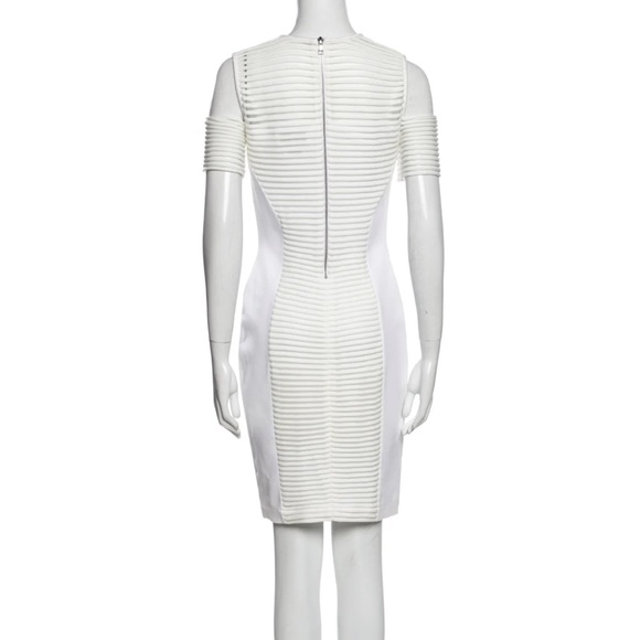 Yigal Azrouel White Striped Mini Dress - Picture 11 of 11